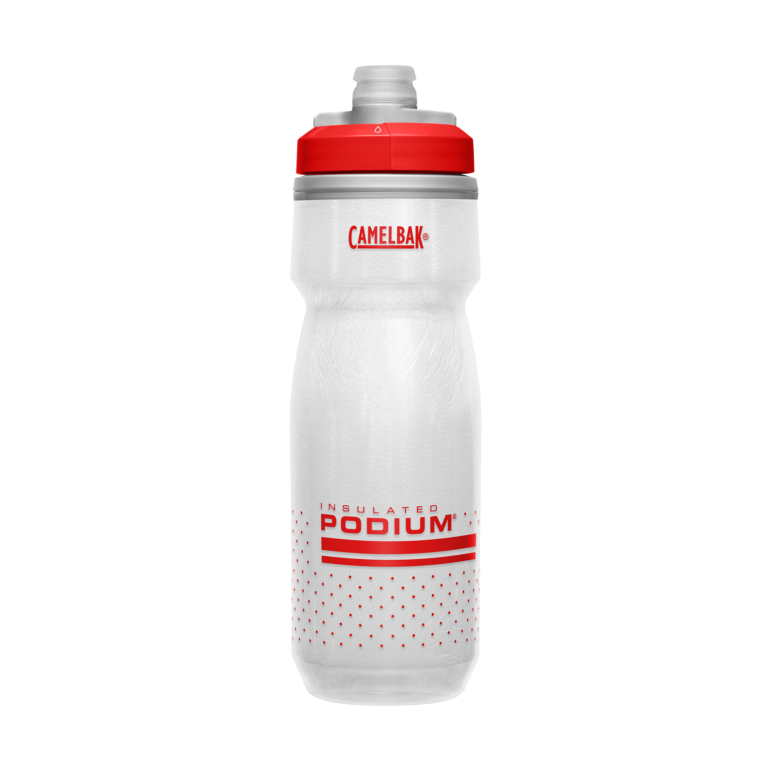Podium Chill 21oz, Fiery Red/White